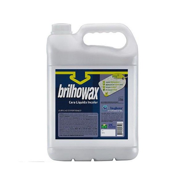 INGLEZA CERA BRILHOWAX INCOLOR 05 LITROS
