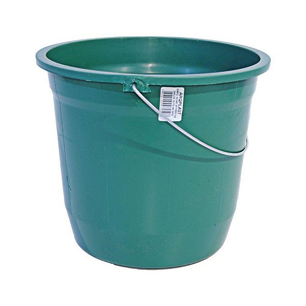 BALDE COM ALCA DE FERRO ARQPLAST 08 LITROS