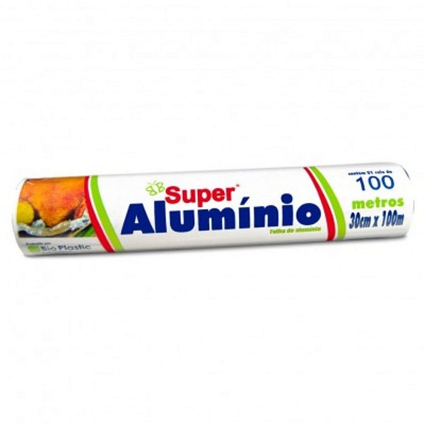 SUPRATICO PAPEL ALUMINIO 30CM X 100MTS