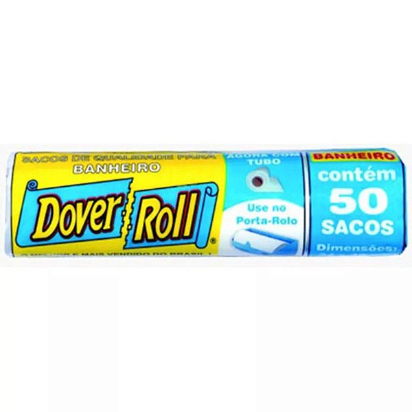 SACO LIXO BANHEIRO C/ T. DOVER ROLL C/ 50 UNID. RE