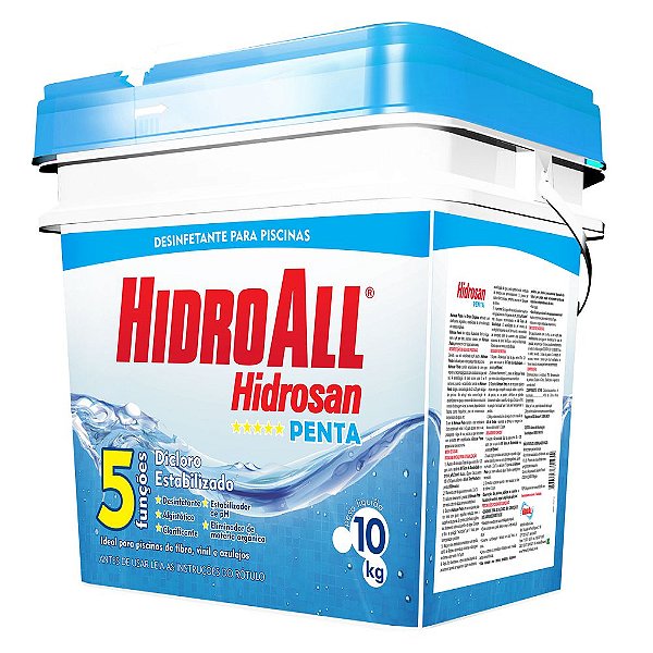HIDROALL PISCINAS CLORO GRANULADO PENTA 10 KGS