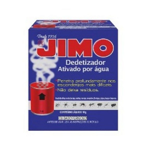 JIMO DEDETIZADOR FUMIGANTE GAS ATIVADO POR AGUA 10 GRAMAS
