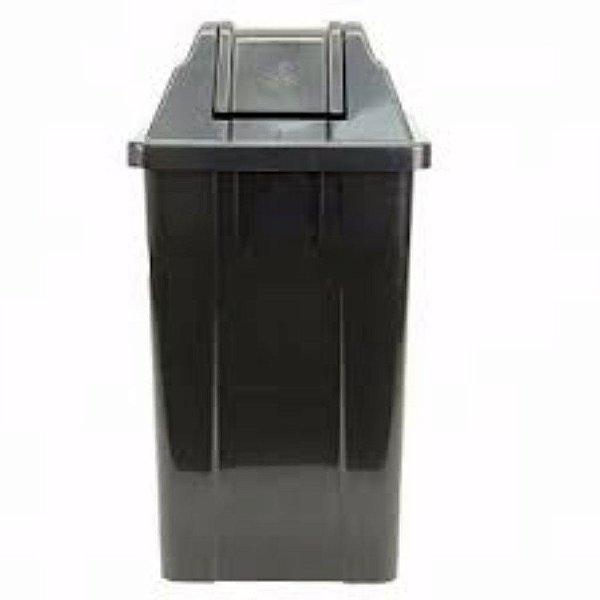 LIXEIRA BASCULANTE JSN PRETO 60 LITROS
