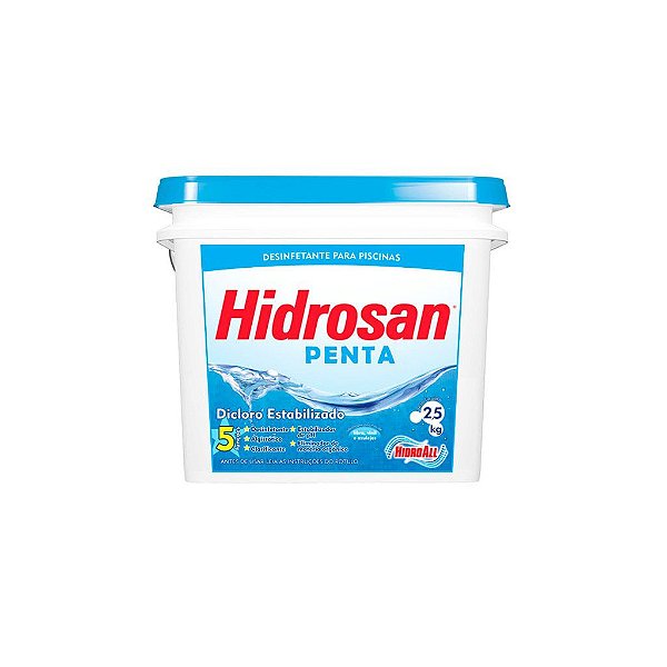 HIDROALL CLORO GRANULADO PENTA 2,5 KGS