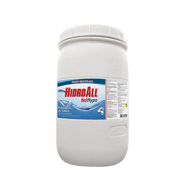 HIDROALL HYPO HIPOCLORITO DE CALCIO 40 KGS