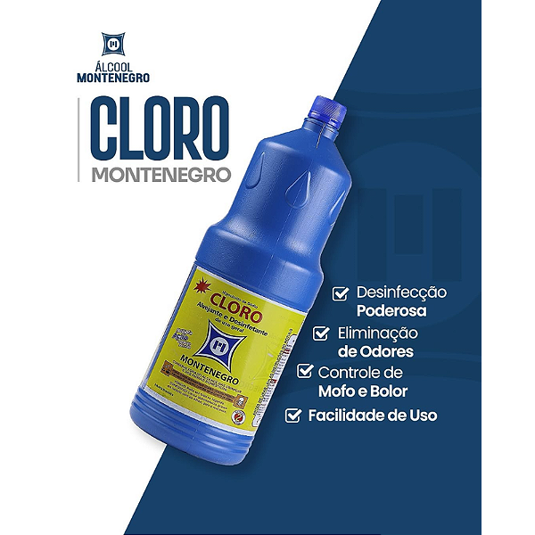 CLORO MONTENEGRO 02 LITROS
