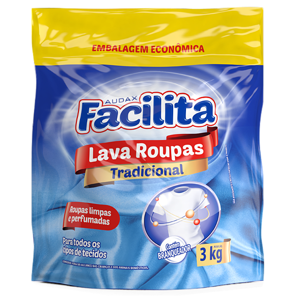 AUDAX FACILITA LAVA ROUPAS EM PO 03 KGS