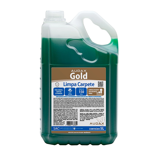 AUDAX GOLD LIMPA CARPETE 05 LITROS