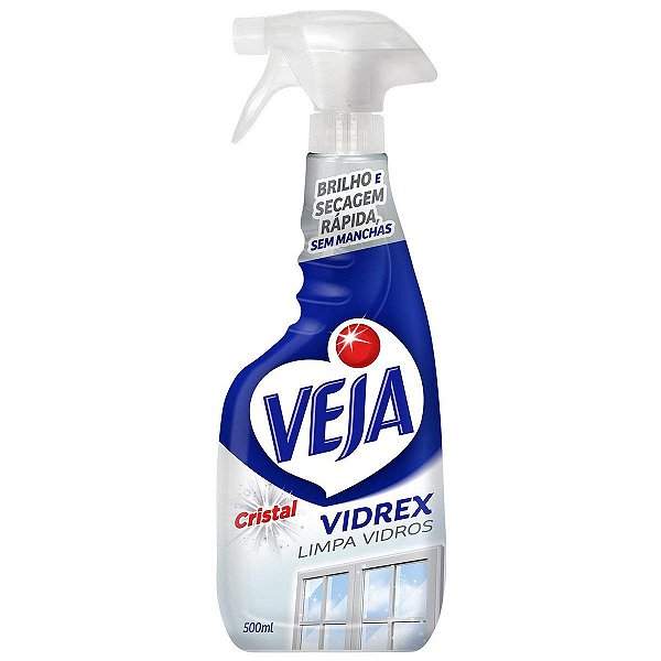 LIMPA VIDROS VEJA VIDREX PULVERIZADOR 500 ML