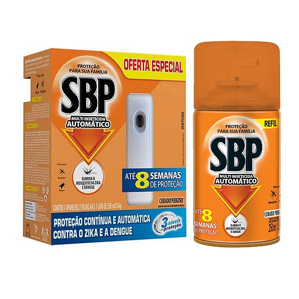 INSETICIDA SBP AUT CITRONELA APARELHO + REFIL 250 ML
