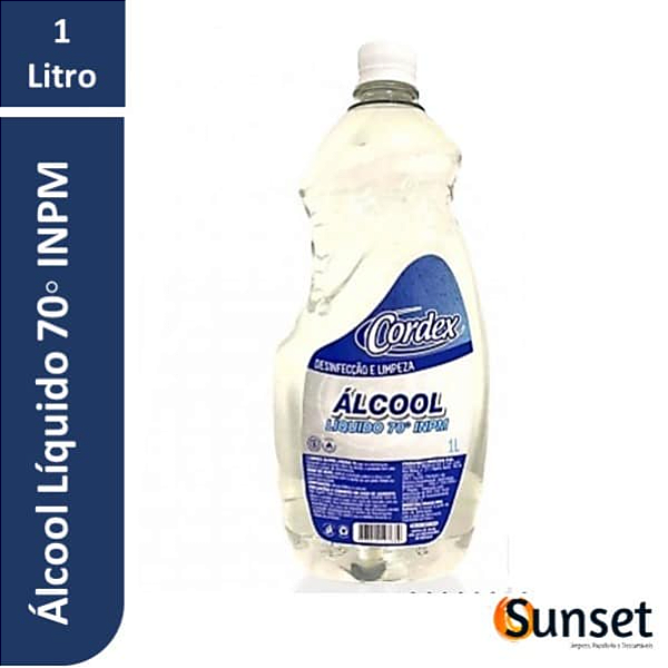 CORDEX ALCOOL 70 INPM  01 LITRO