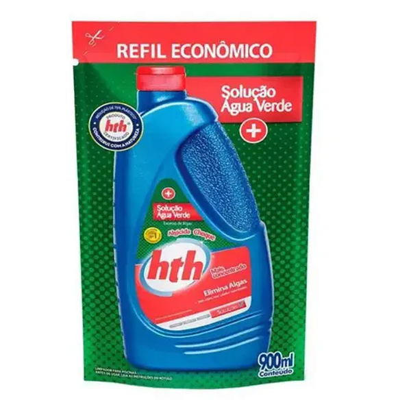 HTH - PREVINE AGUA VERDE - ALGICIDA MANUTENCAO 900 ML
