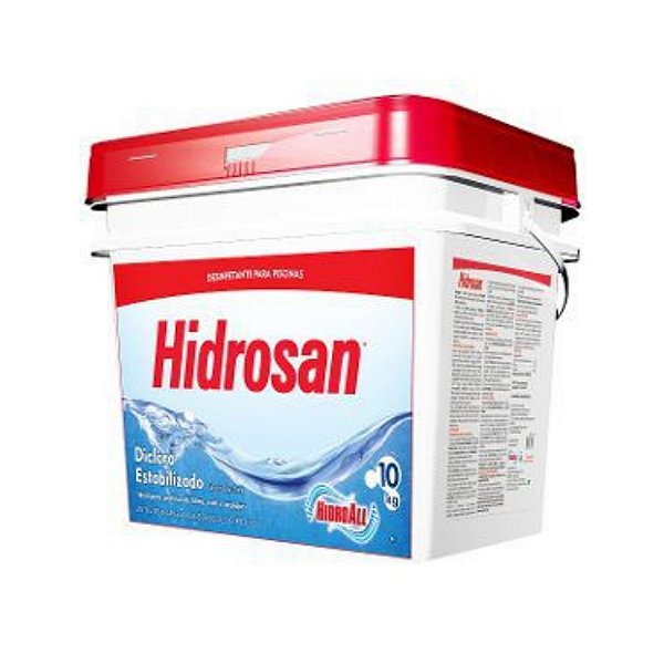 HIDROALL PISCINAS CLORO GRANULADO HIDROSAN PLUS 10 KG