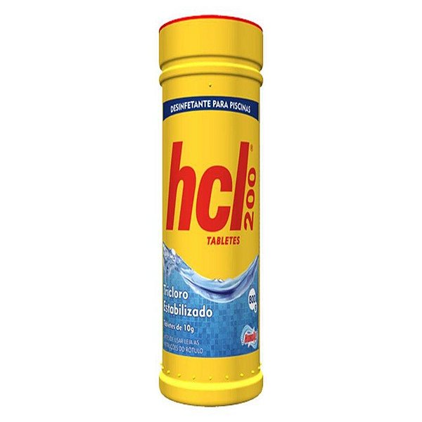 HIDROALL TABLETE TRICLORO HCL200 - TABLETE 10 GRAMAS / 800 GRAMAS