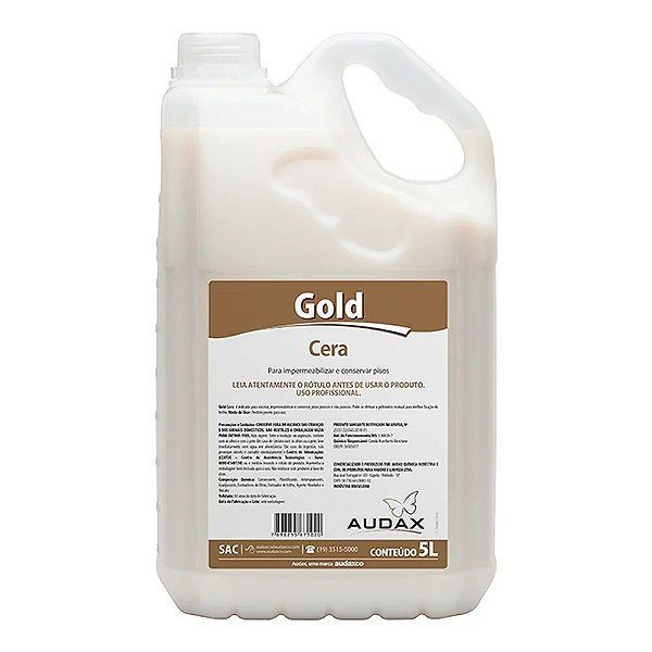 AUDAX GOLD CERA IMPERMEABILIZANTE INCOLOR 05 LITROS