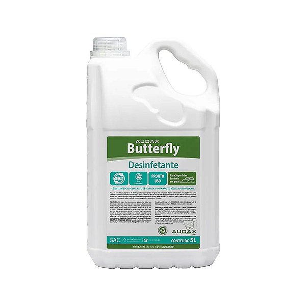 AUDAX BUTTERFLY DESINFETANTE PINHO FRESH 05 LITROS