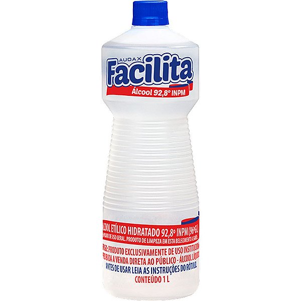AUDAX FACILITA ALCOOL 92,8º - 01 LITRO