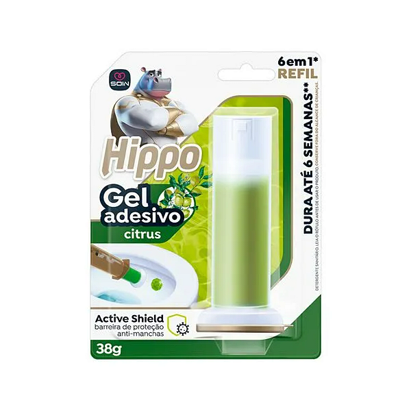GEL SANITARIO  ADESIVO HIPPO APARELHO MARINE 38 GRAMAS