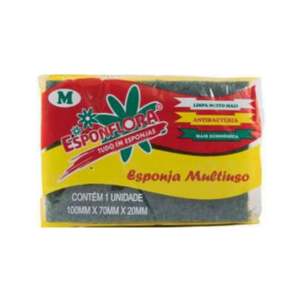 ESPONJA DUPLA FACE FUZUE "G" 110x70x20 MM