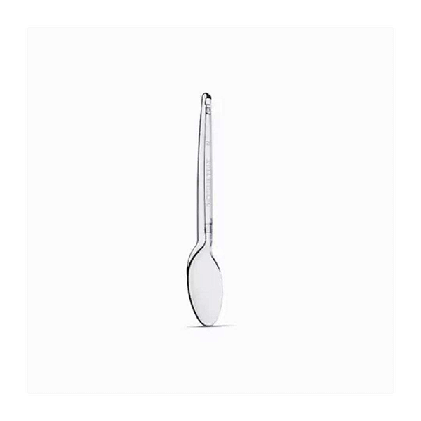 COLHER SOBREMESA CRISTAL SERTPLAST COM 50 UNIDADES