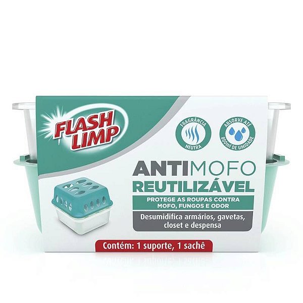 FLASHLIMP ANTI MOFO REUTILIZAVEL 400 GRAMAS AMO1836
