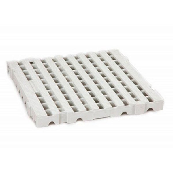 ESTRADO PLASTICO BRANCO 50 X 50 X 5 CM