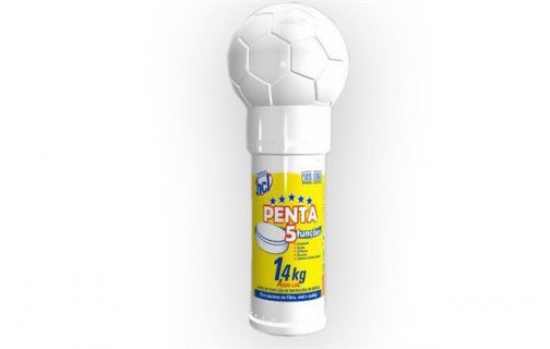 HIDROALL TABLETE PENTA COM FLUTUADOR 1,4 KG