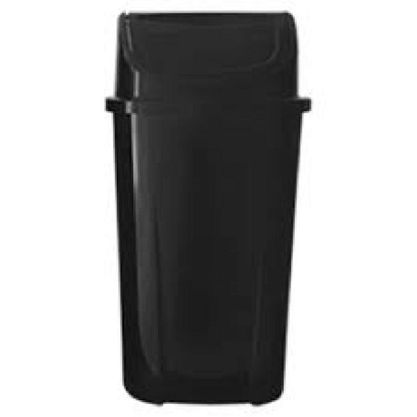 LAR LIXEIRA BASCULANTE 60 LITROS PRETO