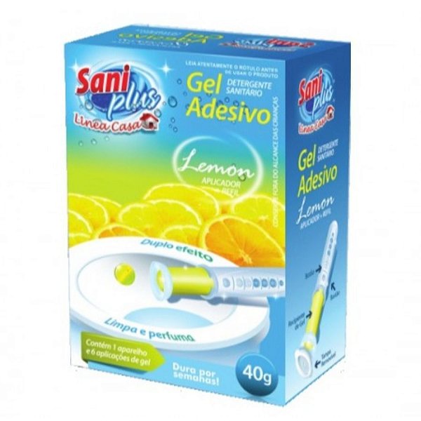 GEL ADESIVO SANIPLUS LEMON 40 GRAMAS