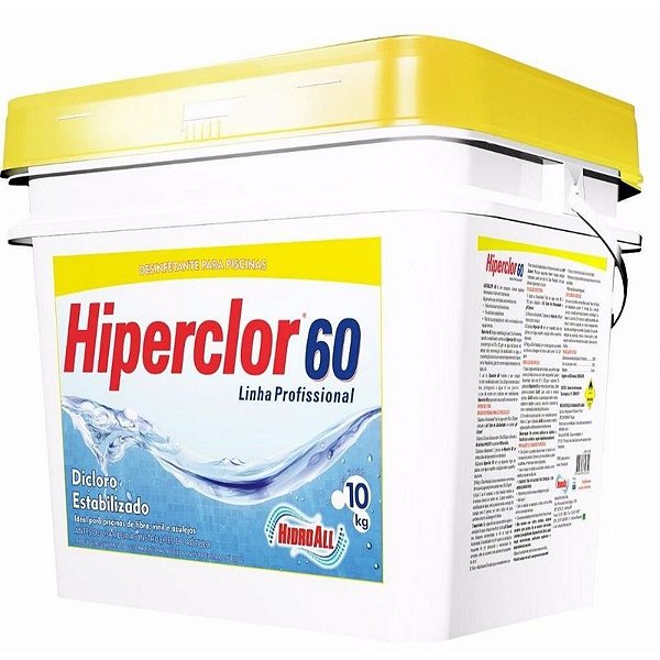 HIDROALL PISCINAS HIPERCLOR 60 10 KGS