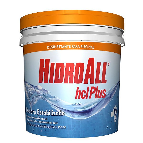 HIDROALL PISCINAS CLORO HCL PLUS 10 KGS