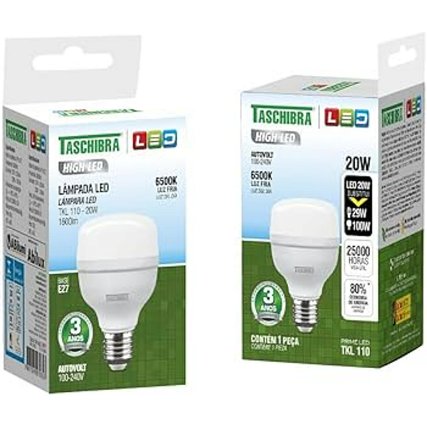 TASCHIBRA LED LAMP BULBO TKL 110 20W 6500K E27