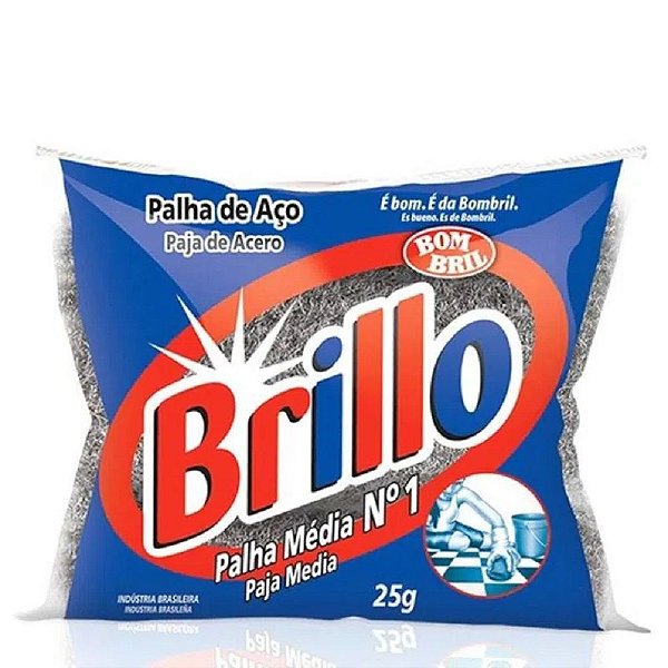 PALHA DE ACO BRILLO BOM BRIL N.1 25 GRAMAS
