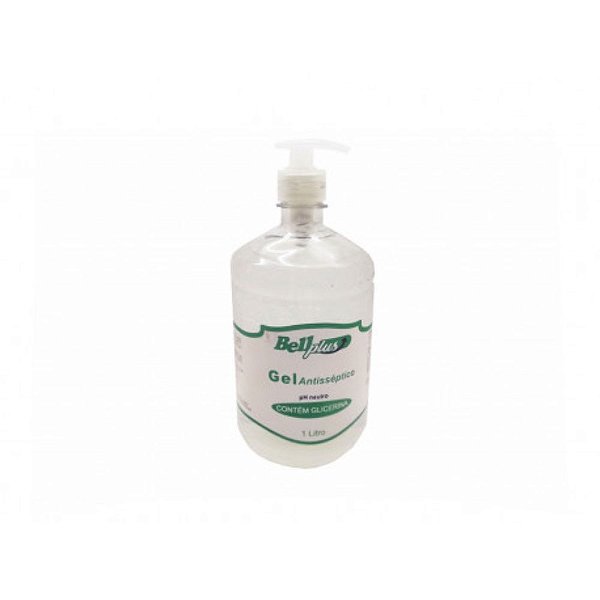 BELL PLUS ALCOOL 70 INPM GEL ANTISSEPTICO COM GLICERINA 01 LITRO