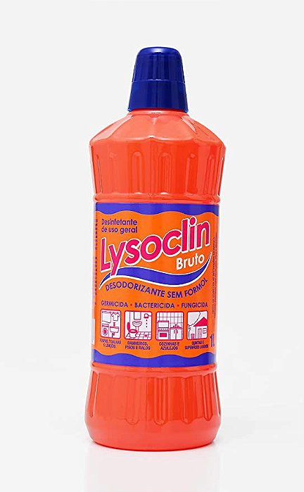 LYSOCLIN BRUTO LIMPADOR BACTERICIDA 01 LITRO