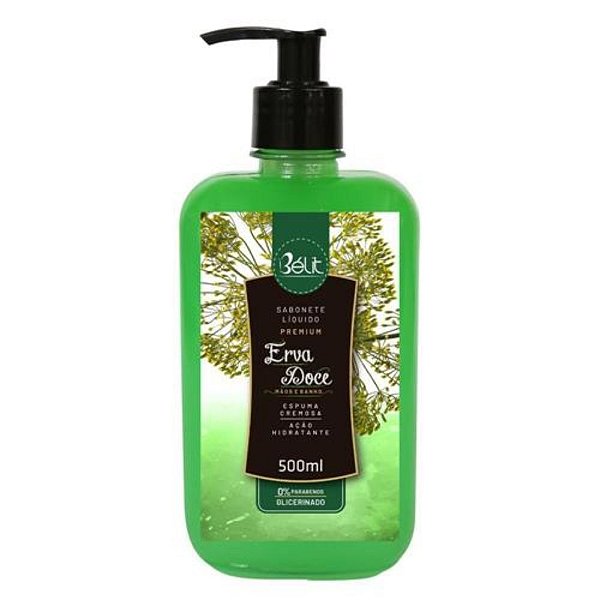 SABONETE LIQUIDO LUPELL BELIT PREMIUM ERVA DOCE 500 ML