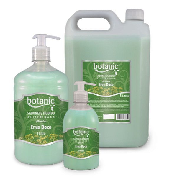BELL PLUS SABONETE LIQUIDO BOTANIC ERVA DOCE 05 LITROS