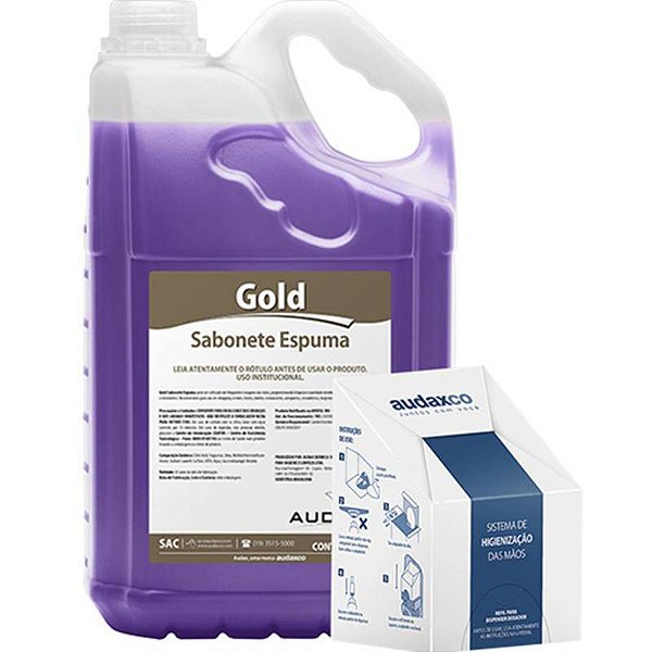 AUDAX GOLD SABONETE ESPUMA FLORAL 05 LITROS