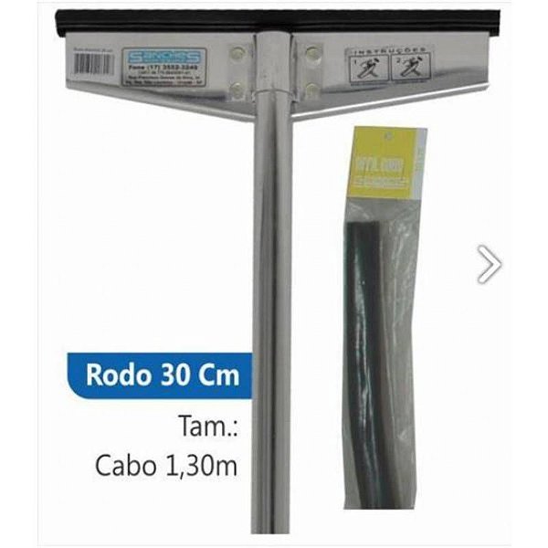 SANCHES RODO ALUMINIO 30 CM E.V.A C/ROSCA