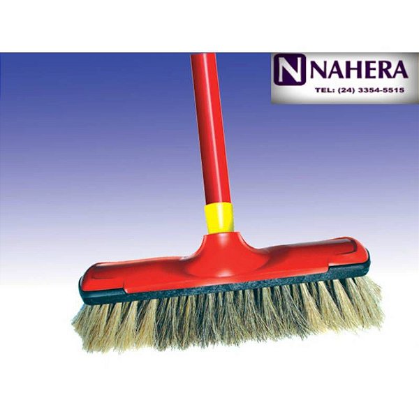 VASSOURA PELO ANIMAL NAHERA 30 CM - CORPO PLÁSTICO