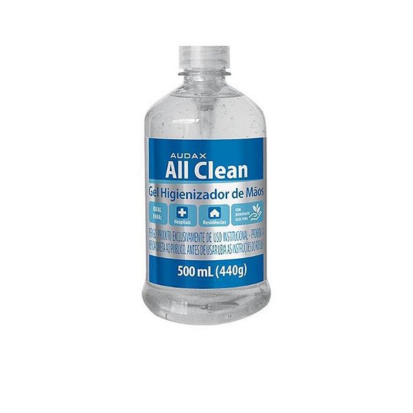 AUDAX ALL CLEAN ALCOOL GEL 70º PUMP 500 ML