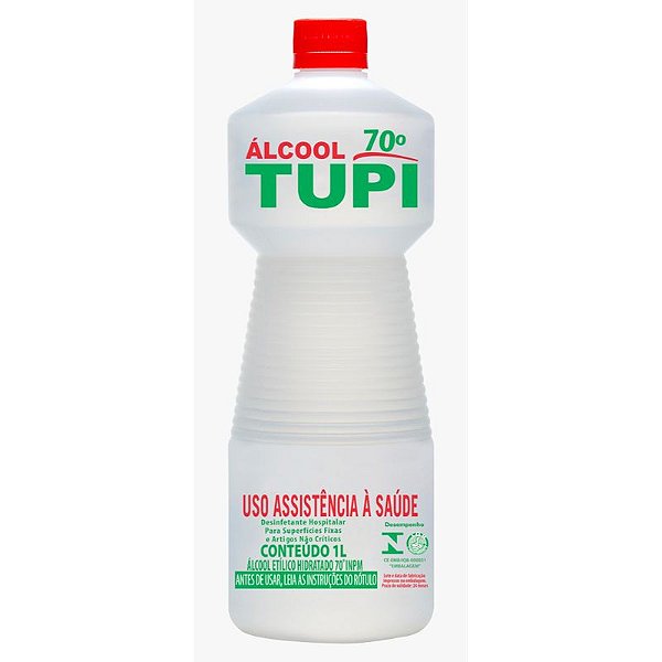 ALCOOL LIQ. TUPI  70 INPM DESINF. ANTISSEPTICO 1000 ML