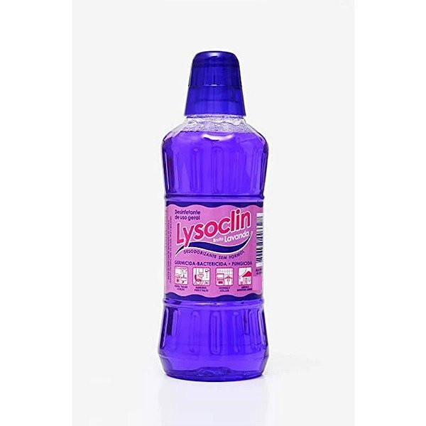LYSOCLIN BRUTO LIMPADOR BACTERICIDA LAVANDA 01 LITRO