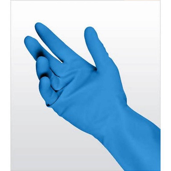 INOVEN LUVA NITRILICA AZUL G COM 100 UNIDADES