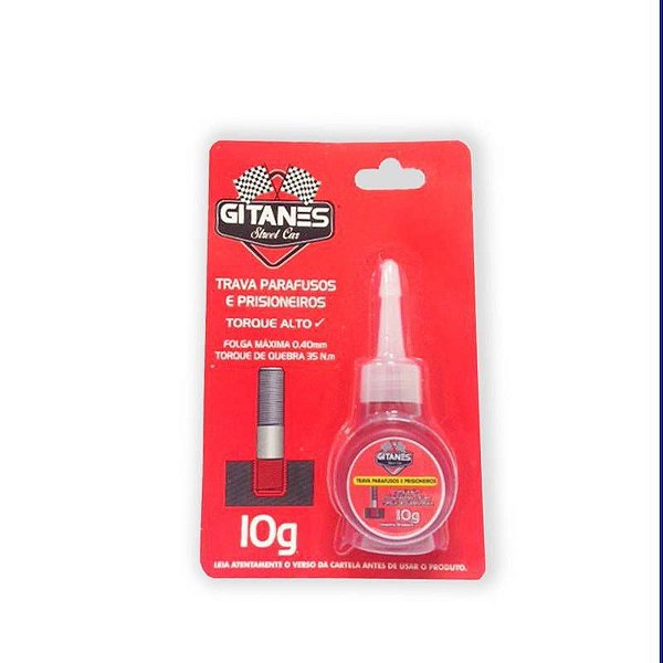 TRAVA PARAFUSOS GITANES 10 GRAMAS