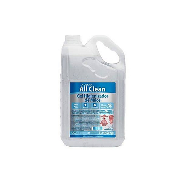 AUDAX ALL CLEAN ALCOOL GEL 70º PUMP 05 LTS