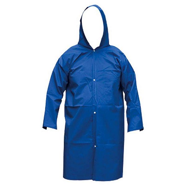 CAPA CHUVA PVC REFORÇADA GRANDE AZUL POLICAP