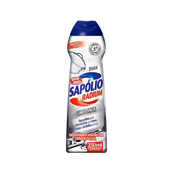 SAPOLIO RADIUM CREMOSO LIMPA INOX 300 ML