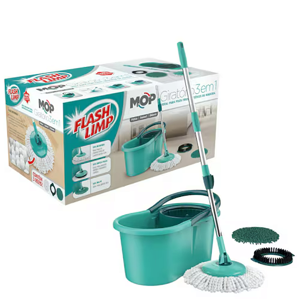 FLASHLIMP MOP GIRATORIO 3 EM 1