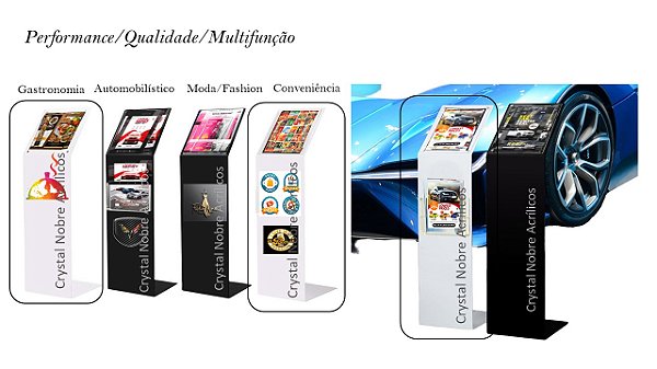 Expositor Totem L Inclin Multifuncional Brc Neve